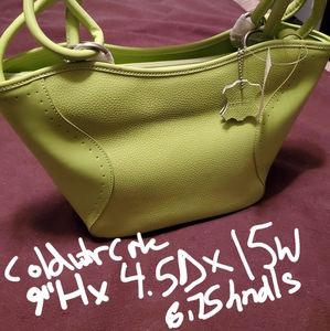NEW COLDWATER CREEK LEATHER BAG